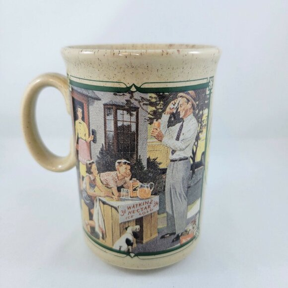 Watkins Mug Cup 1955 Calendar Almanac Coffee Stoneware Made In England Tea - Picture 4 of 9
